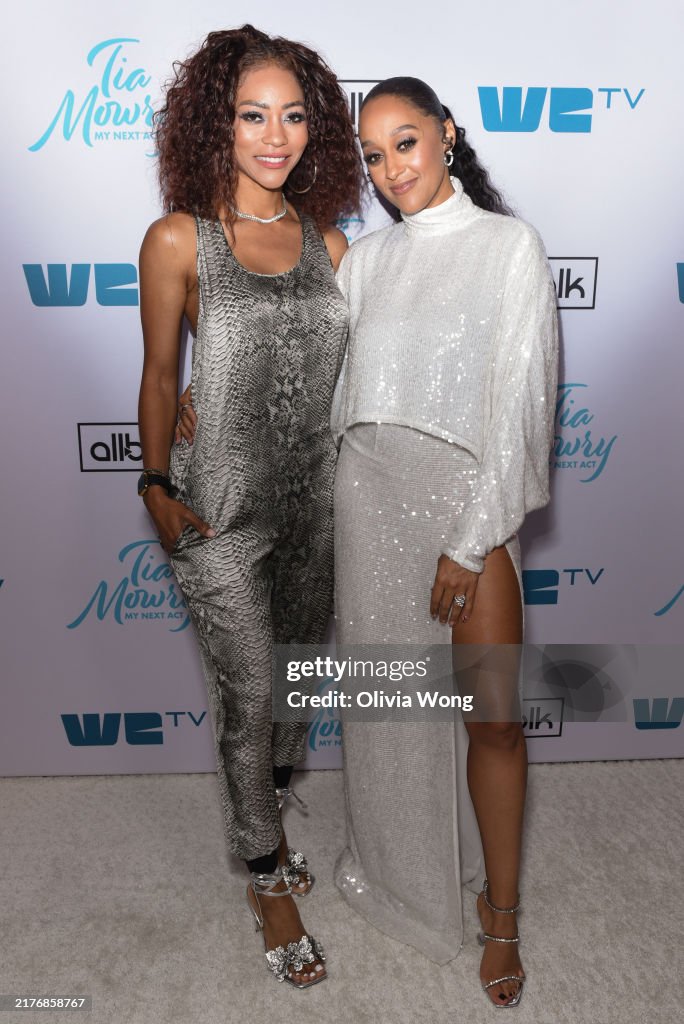 Tia Rodda Natasha Marc and Tia Mowry attend Tia Mowry And WeTV Celebrate New ...