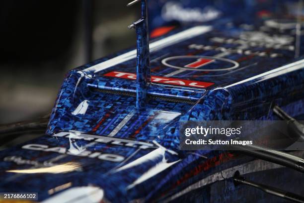 Red Bull Racing RB8 nose detail. Formula One World Championship, Rd9, British Grand Prix, Practice, Silverstone, England, Friday 6 July 2012.