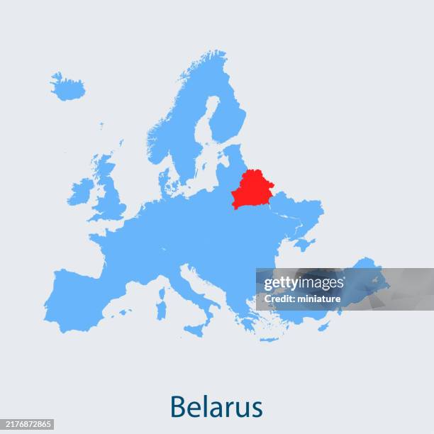 belarus map - belarus stock illustrations