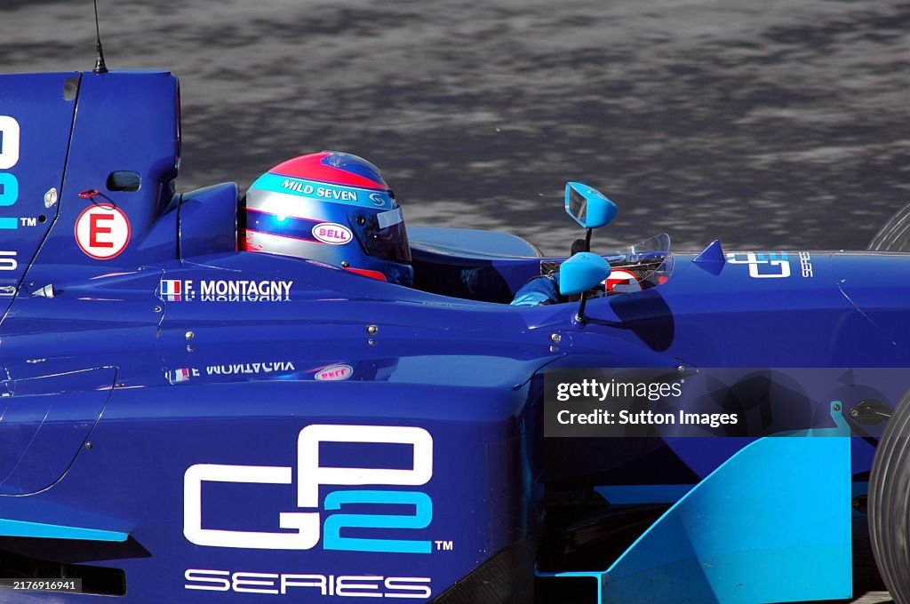 Gp2 Driver Franck Montagny Renault Test Driver tests the Renault backed GP2 car ...