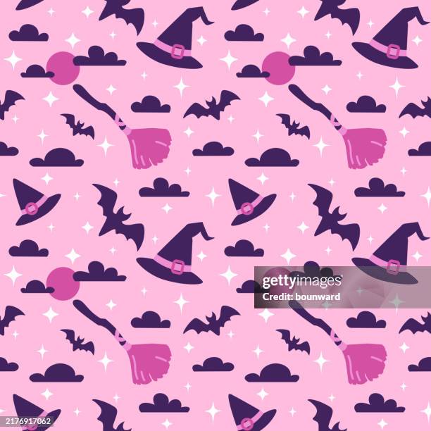 Whitch Pattern 496 Witch Hat Pattern Stock Photos, High-Res Pictures, and Images ...