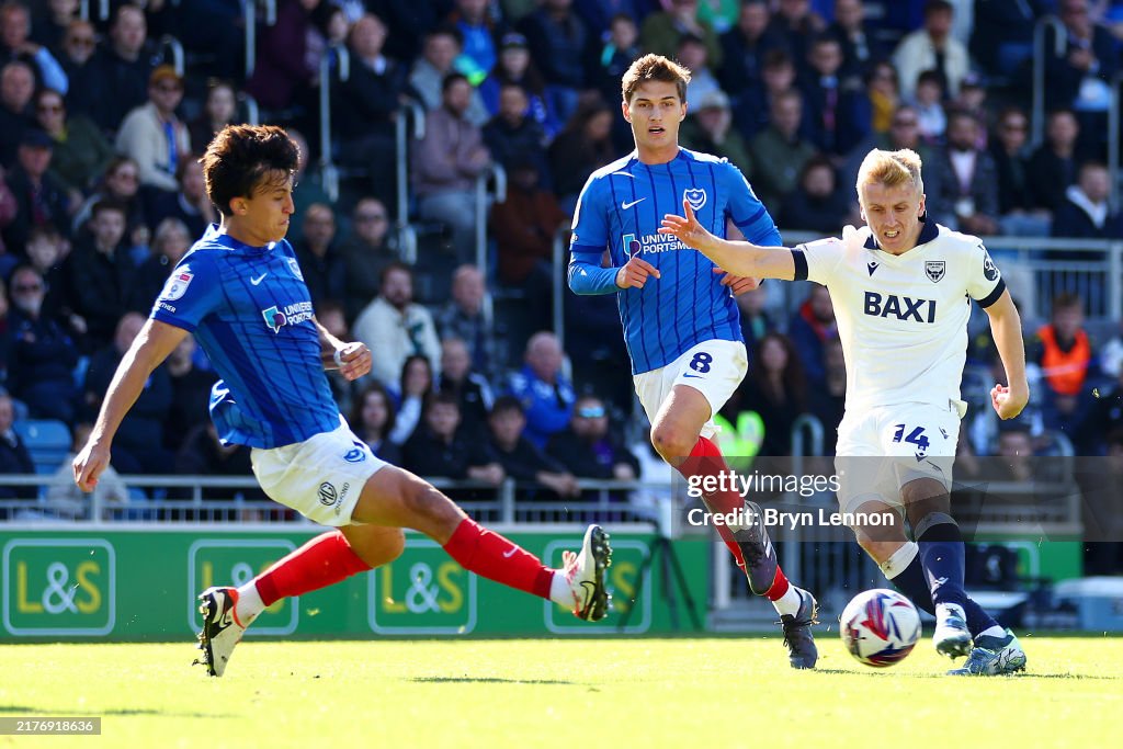 Portsmouth FC v Oxford United FC - Sky Bet Championship