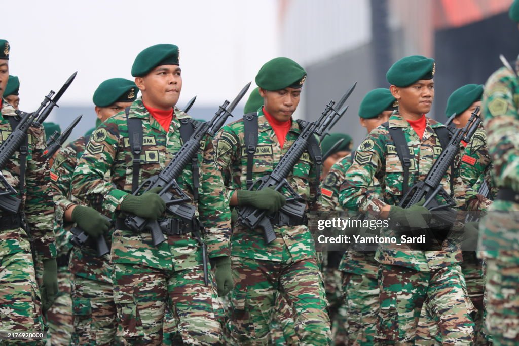 The 79th TNI Anniversary was held at the National Monument in Jakarta, October 5, 2024