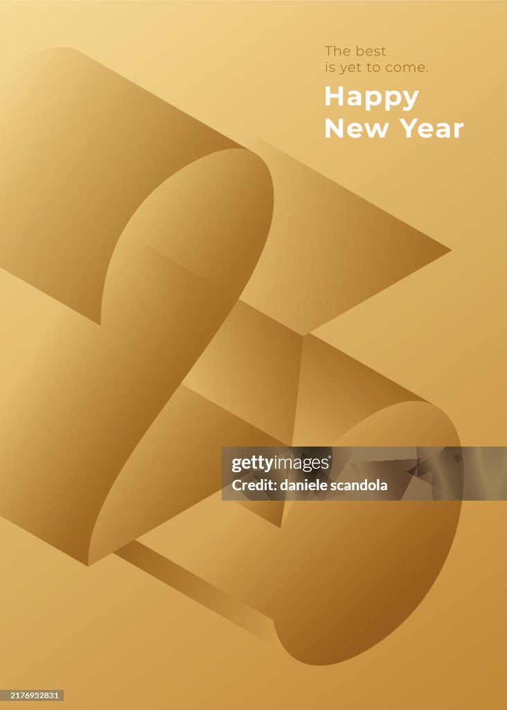 Happy New Year 2025 Background.