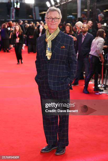 Alex Jennings attends the 2024 BFI London Film Festival Opening Night World Premiere of the Apple Original film "Blitz" at The Royal Festival Hall on...