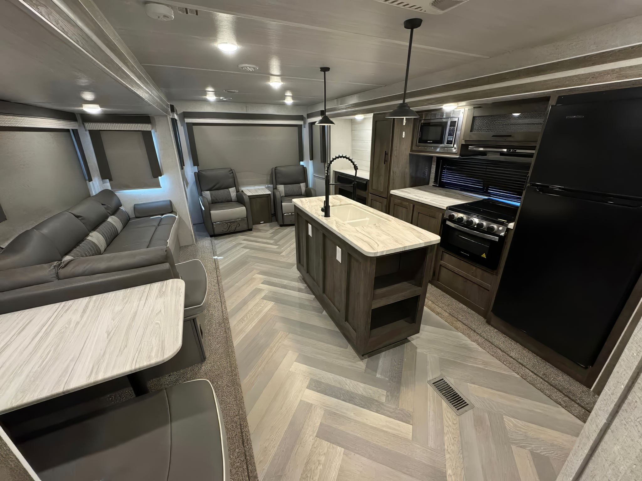 clean RV interior
