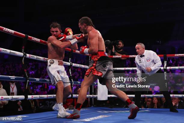 Q Jack Rafferty Jack Rafferty punches Henry Turner during the BBBofC, Commonwealth ...