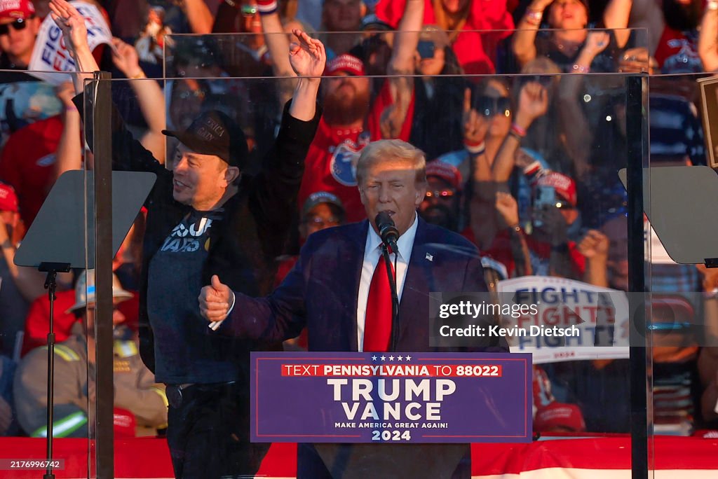 Republican Presidential Nominee Former President Trump Holds Rally In Butler, Pennsylvania