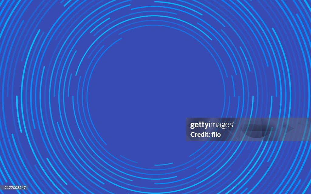 Blue Circle Background