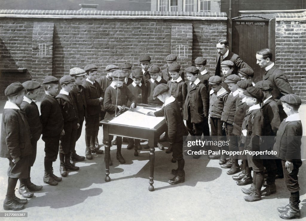 Outdoor Class At Hague Street School In London
