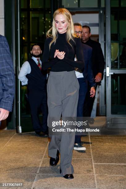 Nicole Kidman is seen in SoHo on October 05, 2024 in New York City.