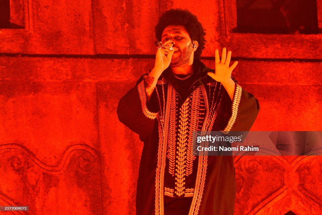 The Weeknd W Rizz The Weeknd performs at Marvel Stadium on October 05, 2024 in... News ...