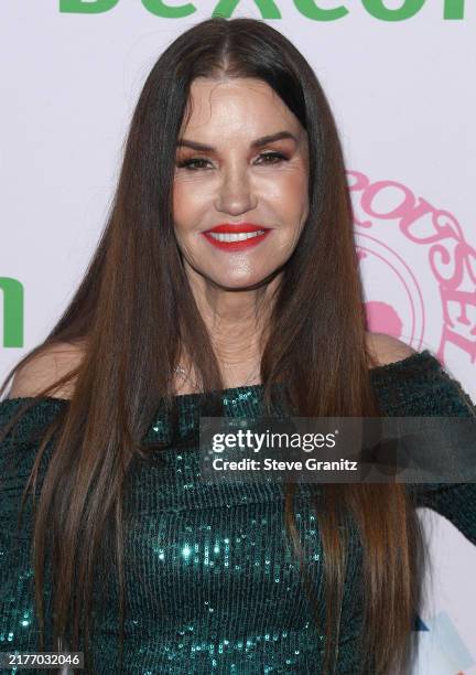 Janice Dickinson arrives at the 38th Carousel Of Hope Ball at The Beverly Hilton on October 05, 2024 in Beverly Hills, California.