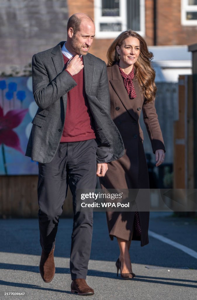 The Prince And Princess of Wales Visit Southport