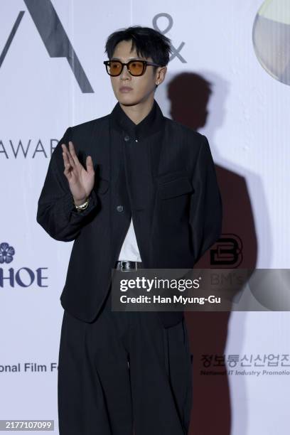Actor Ko Kai aka Ko Chen-Tung of Taiwan attends for 2024 Asia Contents Awards and Global OTT Awards during the 29th Busan International Film Festival...