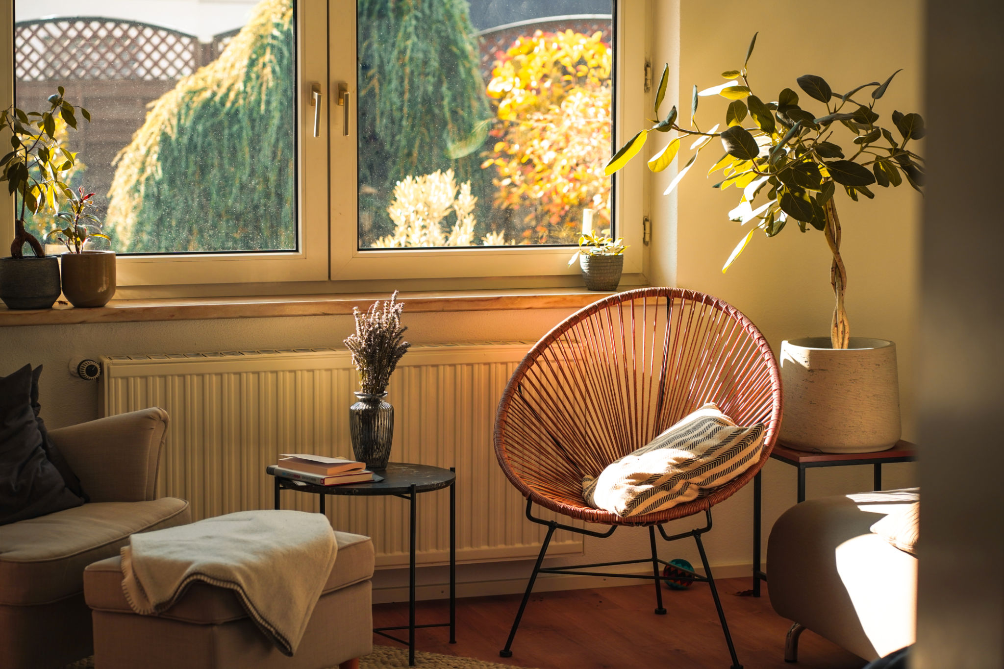 cozy seating area
