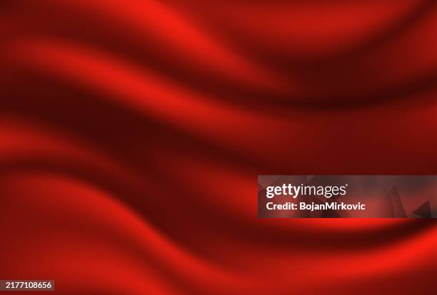 red silk luxury textile material cloth background. vector - red royal background stock illustrations