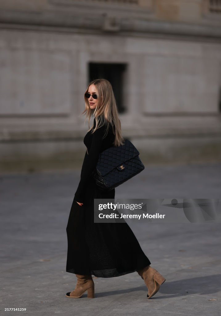 Street Style - Paris Fashion Week - Womenswear Spring/Summer 2025 - Day Nine
