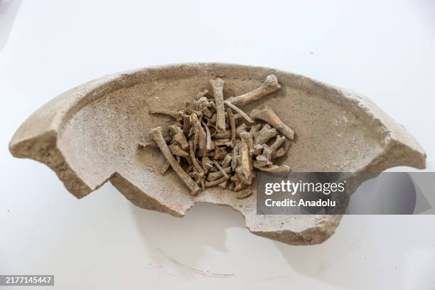 Excavations at the ancient city of Savatra in Konya uncovered infant skeletons inside earthenware vessels, which are now under examination to provide...