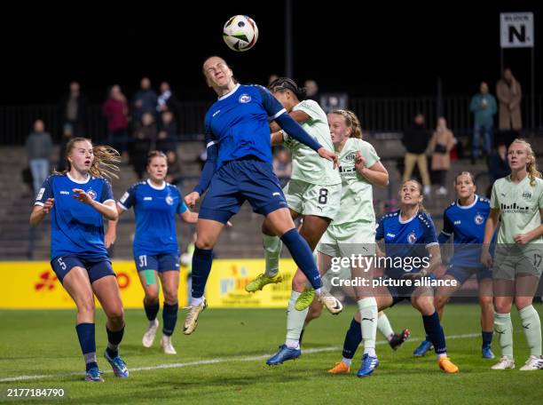 October 2024, Brandenburg, Potsdam: Soccer, Women: Bundesliga, 1. FFC Turbine Potsdam - SGS Essen, Matchday 6, Karl-Liebknecht-Stadion, Potsdam's Ena...