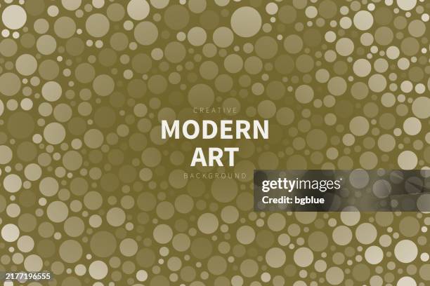 abstract geometric background with brown gradient circles - gray wine background stock illustrations
