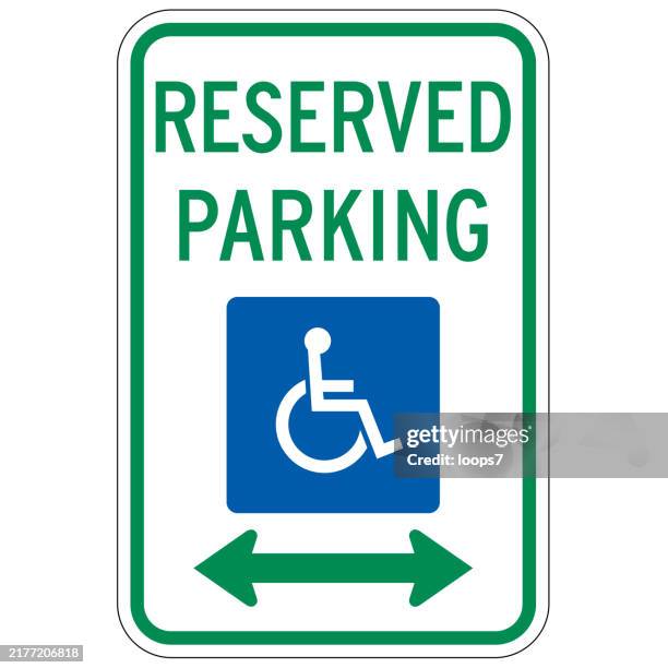illustrazioni stock, clip art, cartoni animati e icone di tendenza di cartello per disabili di parcheggio riservato - simbolo internazionale di accesso