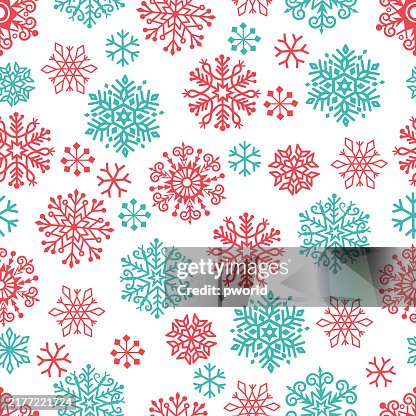Snowflake seamless pattern . Snowflake seamless pattern .