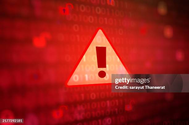 caution sign data unlocking hackers - vigilante imagens e fotografias de stock