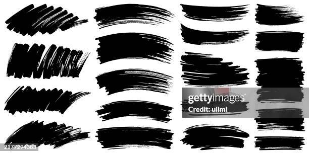 paint brush strokes - mud splash vector stock illustrations