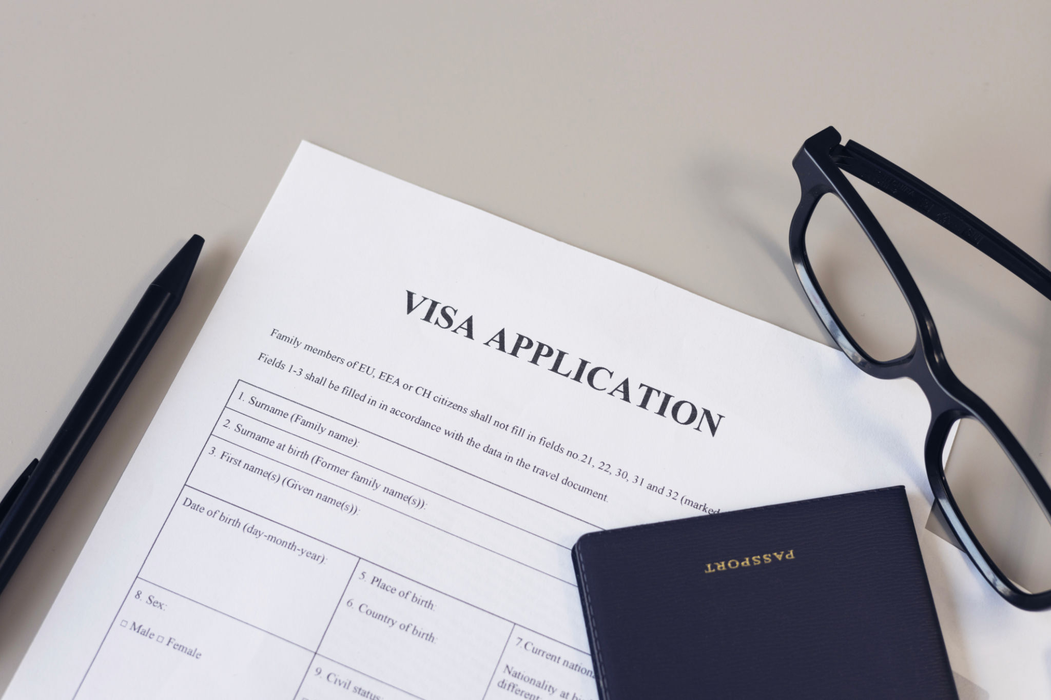 visa application process