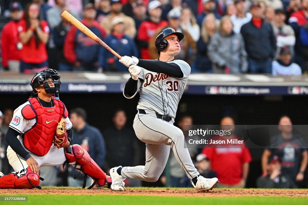 Division Series - Detroit Tigers v Cleveland Guardians - Game 2