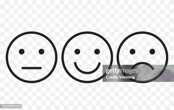 ilustrações de stock, clip art, desenhos animados e ícones de feedback satisfaction rating concept – emoji-based user experience review system - cliente irritado