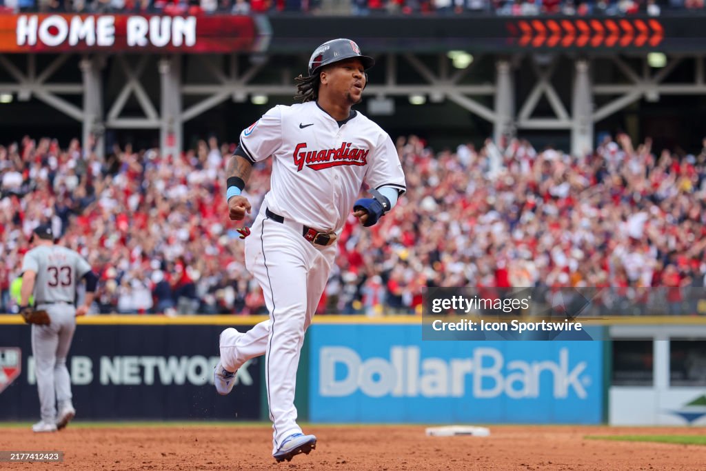 MLB: OCT 12 ALDS Tigers at Guardians