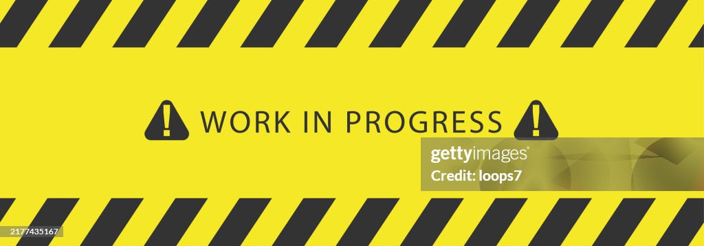 Gestreiftes Warn-Barrikadenband - Nahtloses pixelgenaues Muster