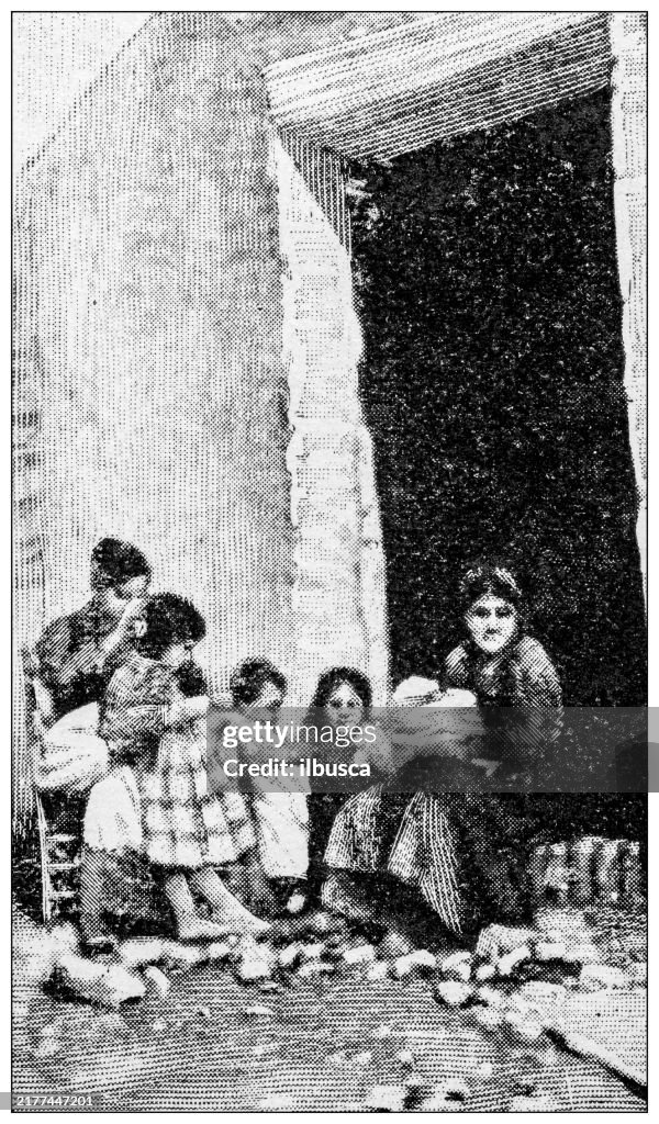 Antique image: Southern Spain during the Spanish-American war, Ronda Doorway