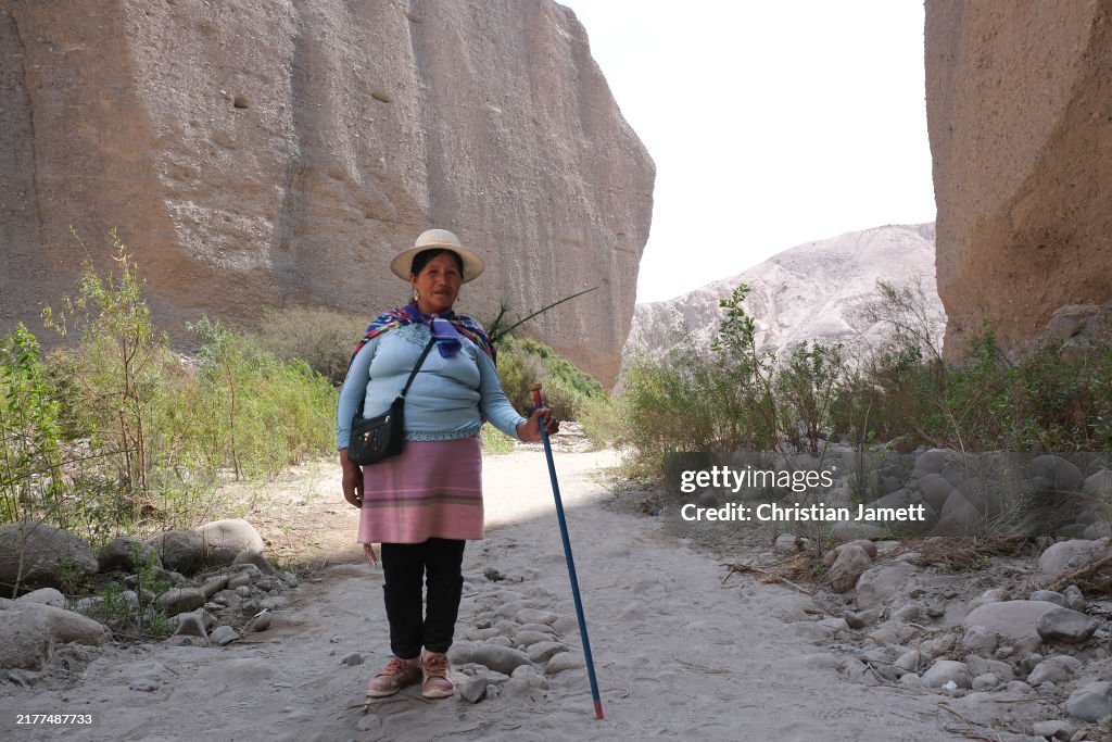 Faithful Participate In The Traditional And Dangerous Pilgrimage To The Las Peñas Sanctuary