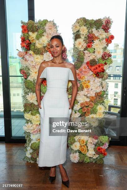 Zoë Saldaña attends the Netflix Awards Brunch during the 2024 BFI London Film Festival at 180 The Strand on October 13, 2024 in London, England.