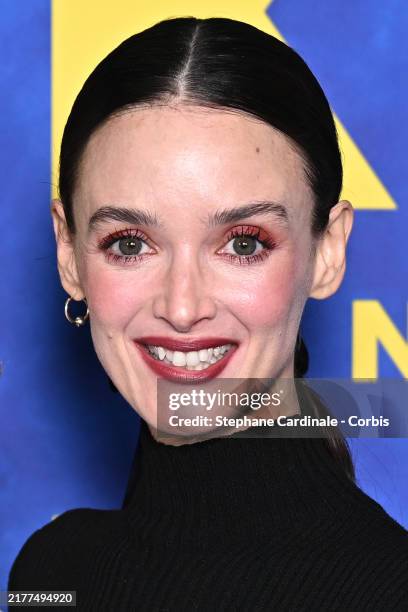 Charlotte Le Bon attends the "Niki" Photocall At UGC Cine Cite Des Halles on October 08, 2024 in Paris, France.