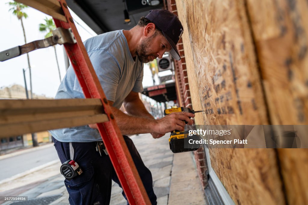 Residents On Florida's West Coast Prepare For Hurricane Milton