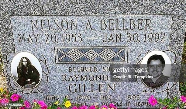Grave of rock singer Ray Gillen in Fairview Memorial Park Cemetery on June 14th, 2007 in Fairview.