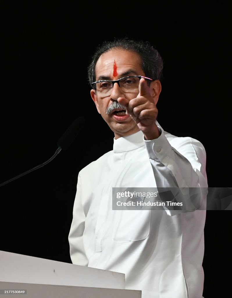 Shiv Sena (UBT) Chief Uddhav Thackeray Addresses Party's Annual Dussehra Rally On Vijayadashami Festival