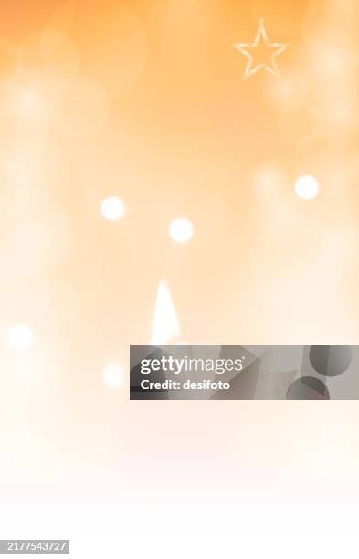 blank glittery shimmery shiny vertical textured effect vector backgrounds in gradient light soft romantic peach beige color with bubbles or lens flare and glare all over and one illuminated deepak or oil lamp with flame like festive bokeh diwali lights - peach colour background stock illustrations