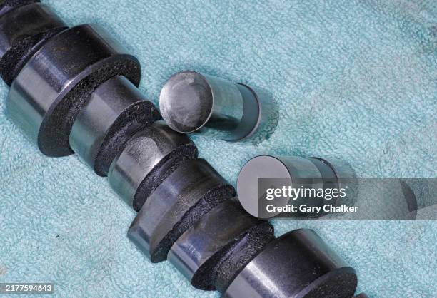 chevrolet camshaft and lifters. - editorial photography stock pictures, royalty-free photos & images