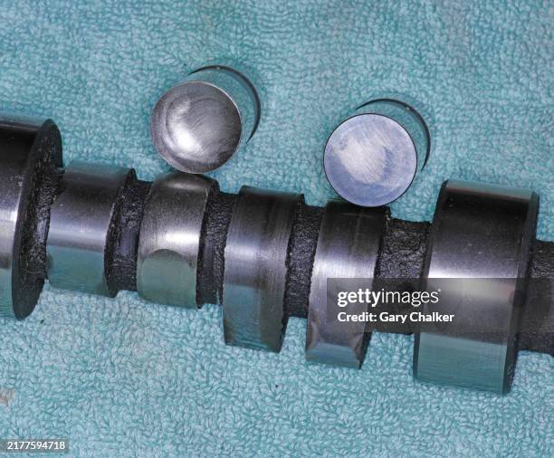 chevrolet camshaft and lifters. - editorial photography stock pictures, royalty-free photos & images