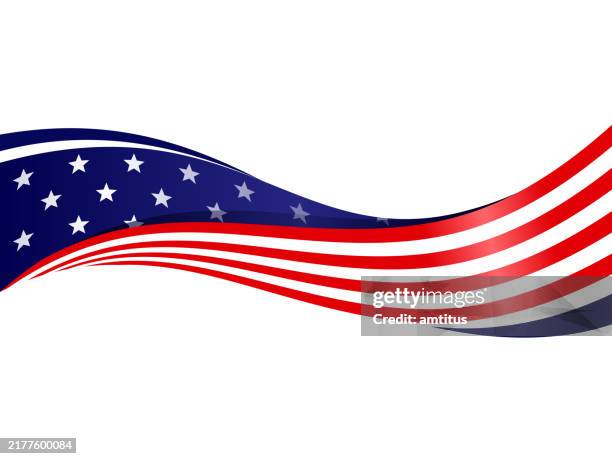stockillustraties, clipart, cartoons en iconen met us flag stripe - amerikaanse-vlag