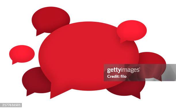 speech bubble conversation feedback chat talking speech meeting q&a asking questions symbol - speech language pathologist stock illustrations