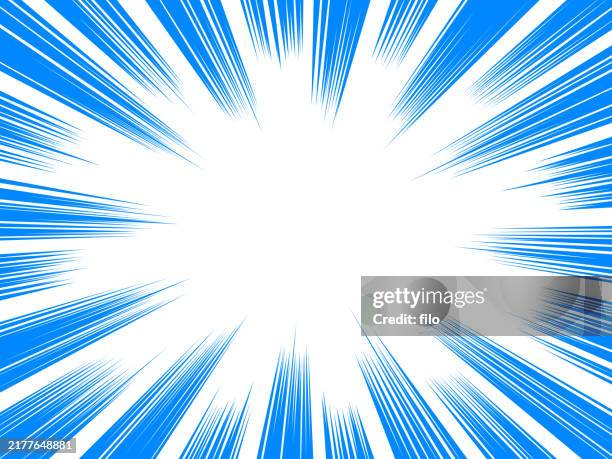 comic explosion aufregung hintergrund - heranzoomen stock-grafiken, -clipart, -cartoons und -symbole