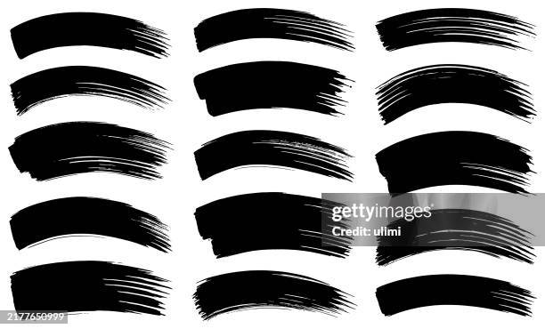 paint brush strokes - mud splat stock illustrations