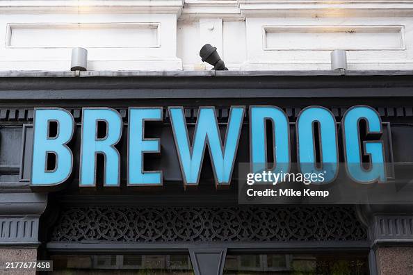 Sign For Brewery And Pub Chain Brand Brewdog Sign For Brewery And Pub Chain Brand Brewdog