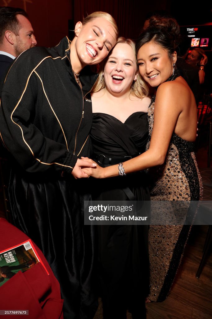 Ashley Rapp Reneé Rapp, Nicola Coughlan and Ashley Park attend the 2024 TIME100 ...